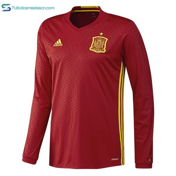 Camiseta España 1ª ML 2016